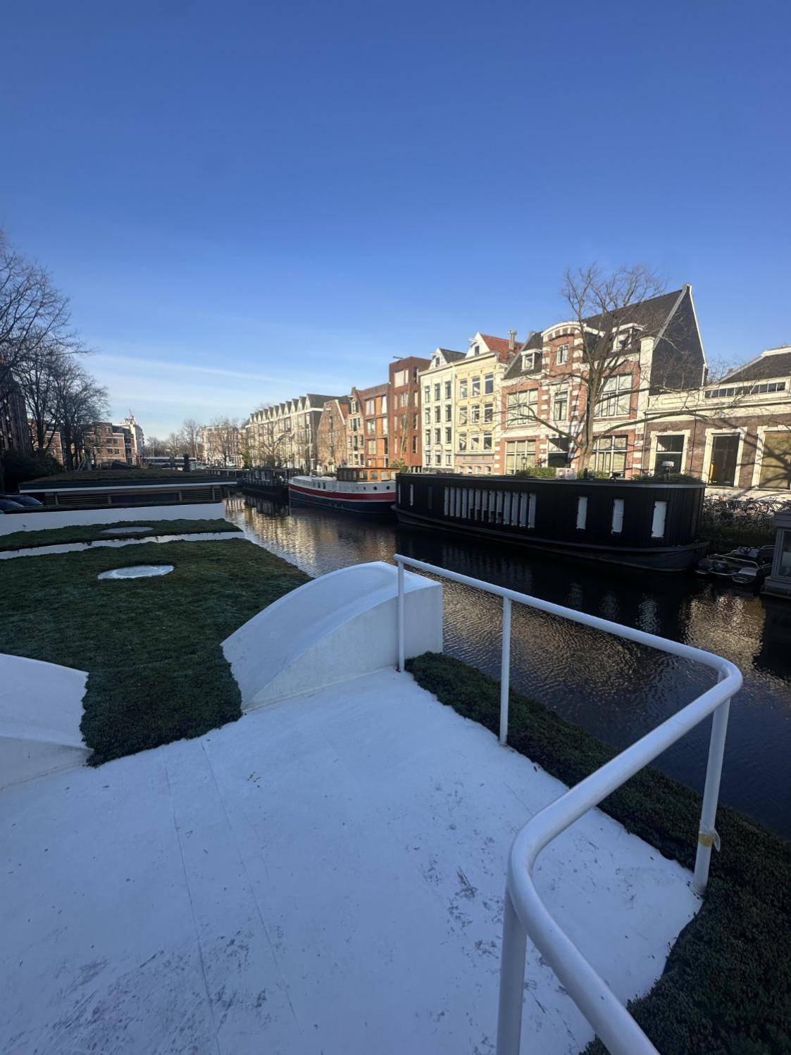 Houseboat Bnb The Floating Nest Ámsterdam Exterior foto